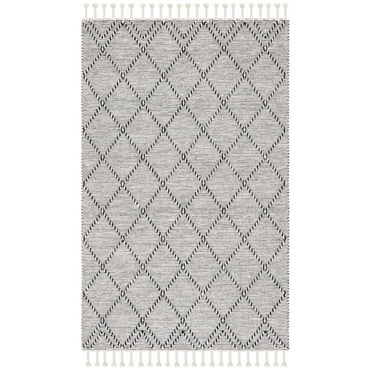 SAFAVIEH Vermont Weston Trellis Area Rug, Ivory/Black, 5' x 8'