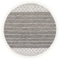 thumbnail image 1 of SAFAVIEH Vermont Wilfreda Aztec Area Rug, Black/Ivory, 6' x 6' Round, 1 of 8