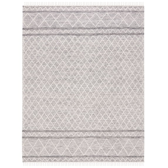 SAFAVIEH Vermont William Trellis Area Rug, Grey/Ivory, 8' x 10'