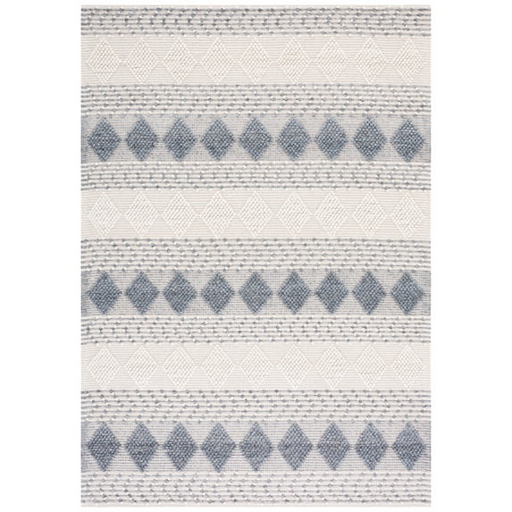 SAFAVIEH Vermont Willie Trellis Area Rug, Grey/Ivory, 3' x 5'