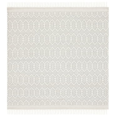 SAFAVIEH Vermont Willoughby Trellis Area Rug, Ivory, 6' x 6' Square