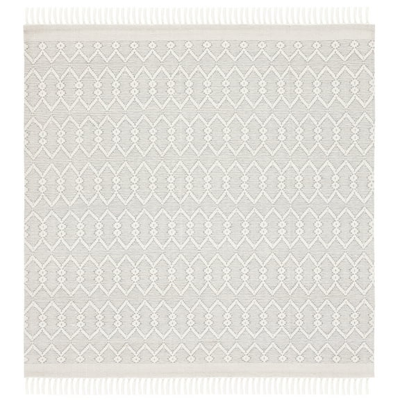 SAFAVIEH Vermont Willoughby Trellis Area Rug, Ivory, 6' x 6' Square