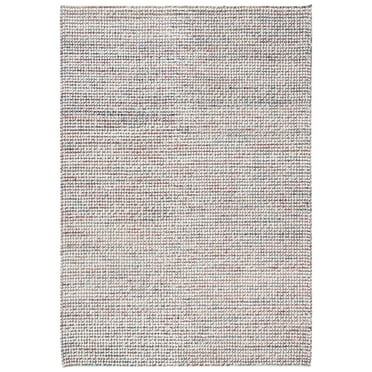 SAFAVIEH Vermont Windsor Solid Area Rug, Ivory/Grey, 4' x 6'