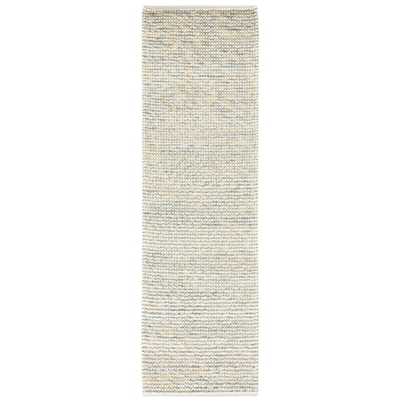 SAFAVIEH Vermont Windsor Solid Runner Rug, Dark Gold/Blue, 2'3" x 8'
