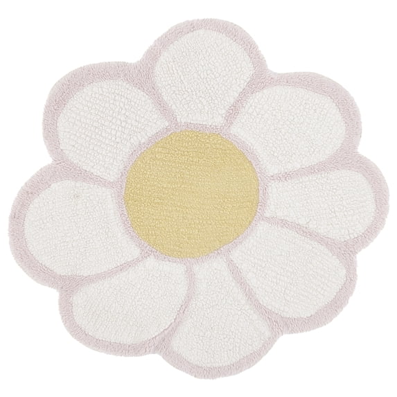 SAFAVIEH Vermont Winona Floral Area Rug, Ivory/Light Pink, 4' x 4' Round