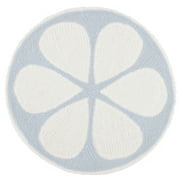 SAFAVIEH Vermont Winston Floral Area Rug, Ivory/Light Blue, 5' x 5' Round