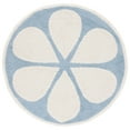 thumbnail image 1 of SAFAVIEH Vermont Winston Floral Area Rug, Ivory/Light Blue, 6' x 6' Round, 1 of 5