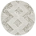 thumbnail image 1 of SAFAVIEH Vermont Winthrop Chevron Area Rug, Ivory/Green, 6' x 6' Round, 1 of 8
