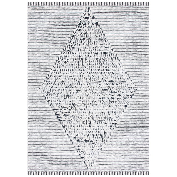 SAFAVIEH Vermont Winton Modern Area Rug, Ivory/Black, 8' x 10'