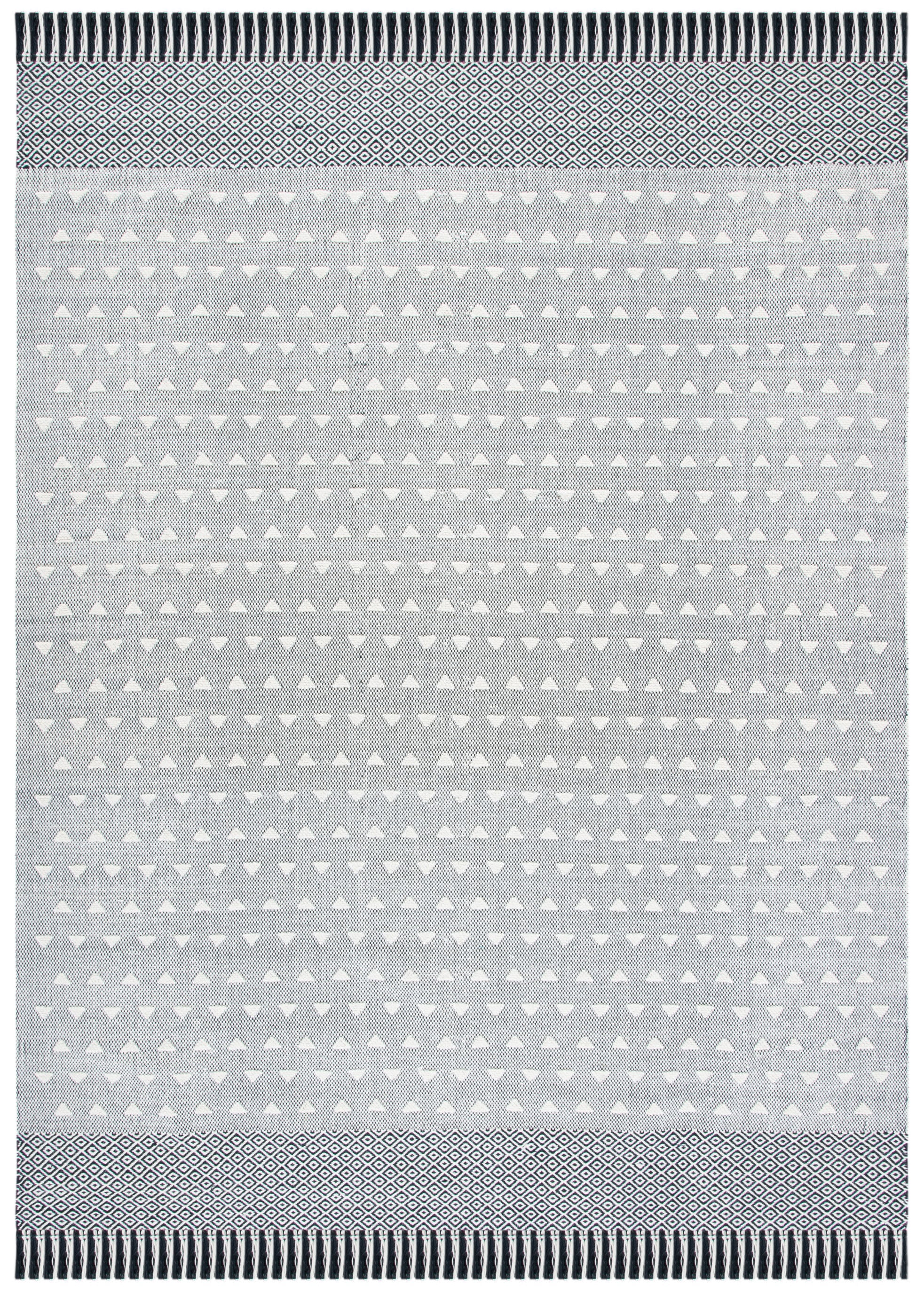 SAFAVIEH Vermont Wyatt Geometric Area Rug, Ivory/Black, 8' x 10'