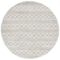 SAFAVIEH Vermont Wystan Trellis Area Rug, Beige/Ivory, 6' x 6' Round