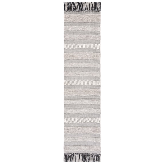 SAFAVIEH Vermont Xanthia Stripe Runner Rug, Beige/Ivory, 2'3" x 9'
