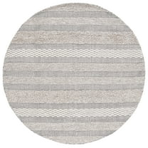 SAFAVIEH Vermont Xanthia Striped Area Rug, Beige/Ivory, 6' x 6' Round