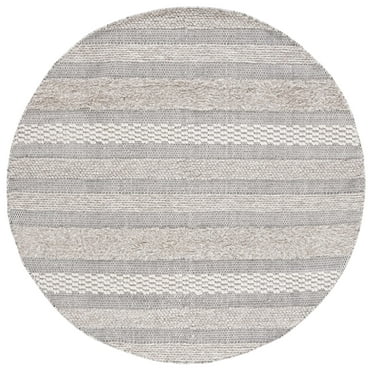SAFAVIEH Vermont Xanthia Striped Area Rug, Beige/Ivory, 6' x 6' Round