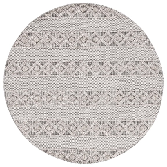 SAFAVIEH Vermont Xavier Trellis Area Rug, Beige/Ivory, 6' x 6' Round