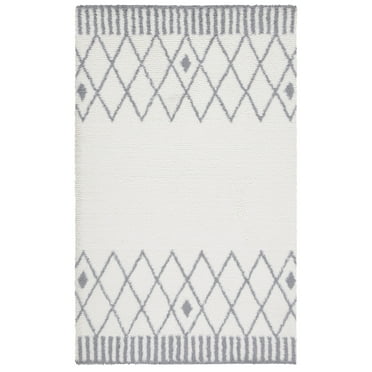 SAFAVIEH Vermont Yamashita Trellis Area Rug, Ivory/Grey, 3' x 5'