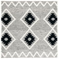 thumbnail image 1 of SAFAVIEH Vermont Yolonda Geometric Area Rug, Black/Ivory, 6' x 6' Square, 1 of 8