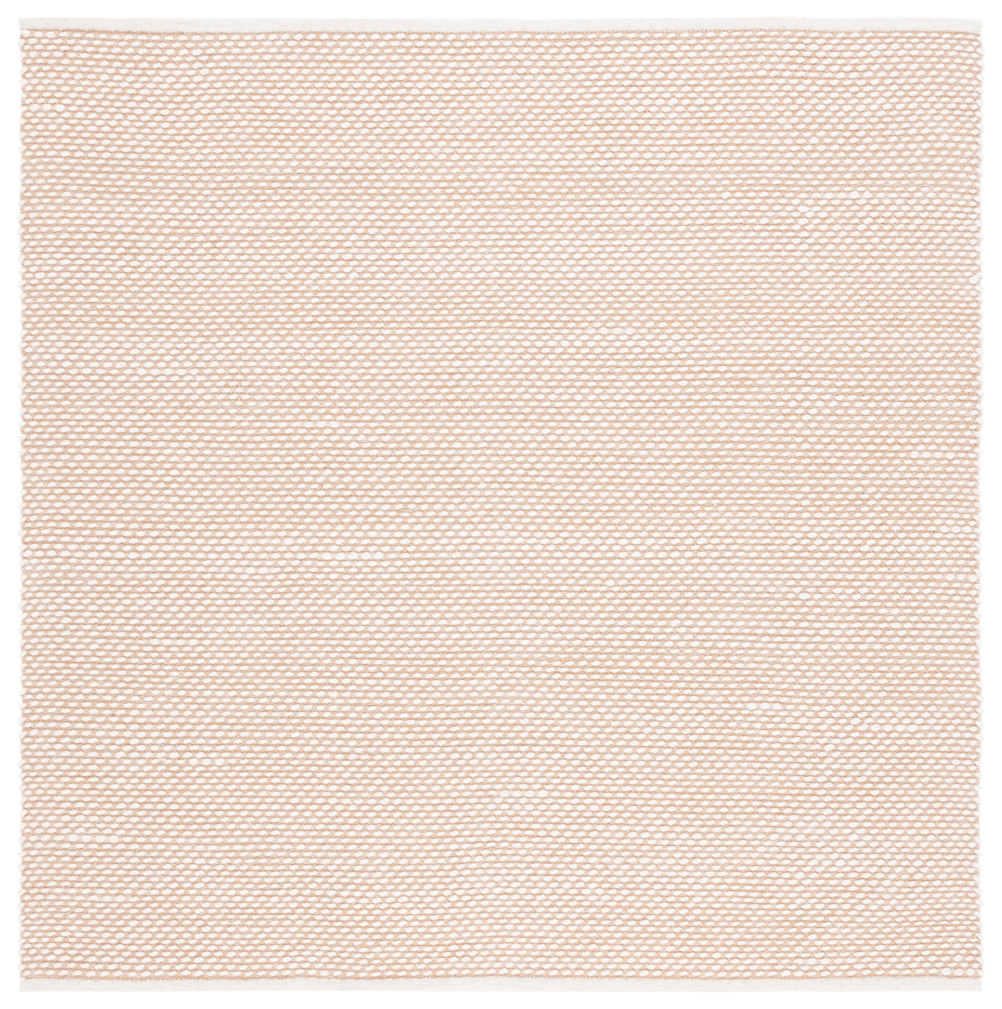 SAFAVIEH Vermont York Solid Area Rug, Beige, 6' x 6' Square