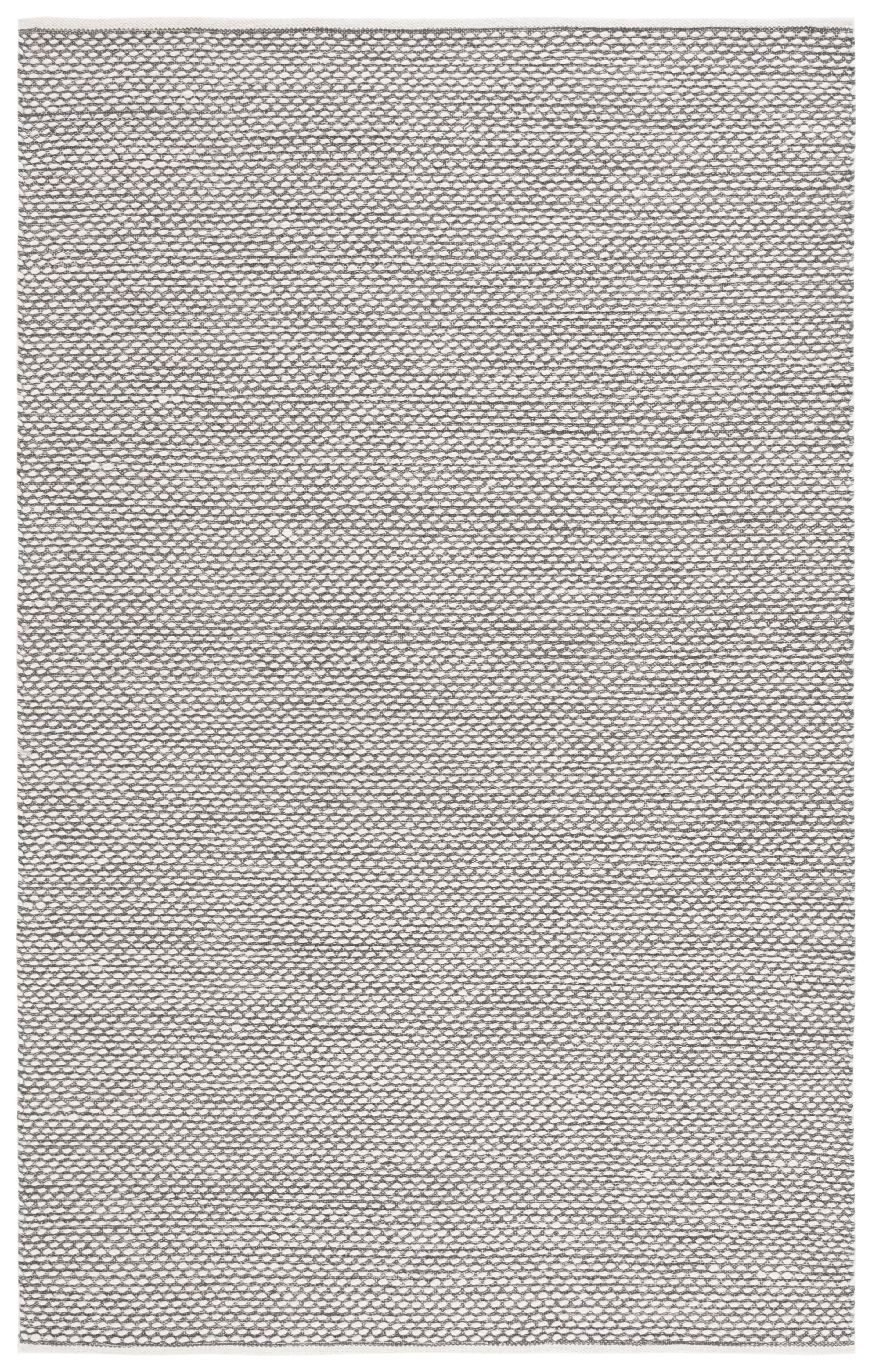 Vermont Gray Flat Woven Handmade Wool Area Rug