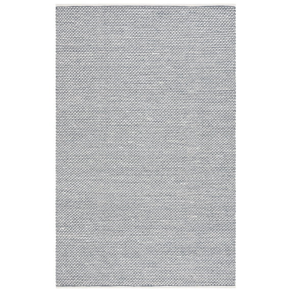 SAFAVIEH Vermont York Solid Area Rug, Navy, 6' x 9'
