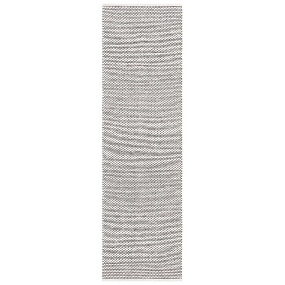 SAFAVIEH Vermont York Solid Runner Rug, Grey, 2'3" x 8'
