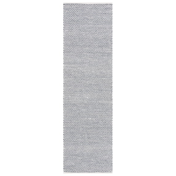 SAFAVIEH Vermont York Solid Runner Rug, Navy, 2'3" x 8'