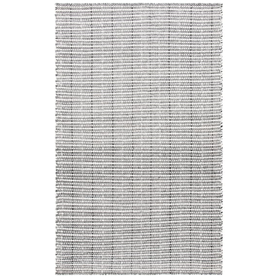 SAFAVIEH Vermont Zachary Striped Area Rug, Black/Ivory, 4' x 6'
