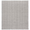 thumbnail image 1 of SAFAVIEH Vermont Zachary Striped Area Rug, Black/Ivory, 7' x 7' Square, 1 of 11