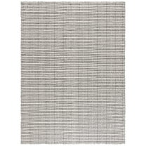 SAFAVIEH Vermont Zachary Striped Area Rug, Black/Ivory, 8' x 10'