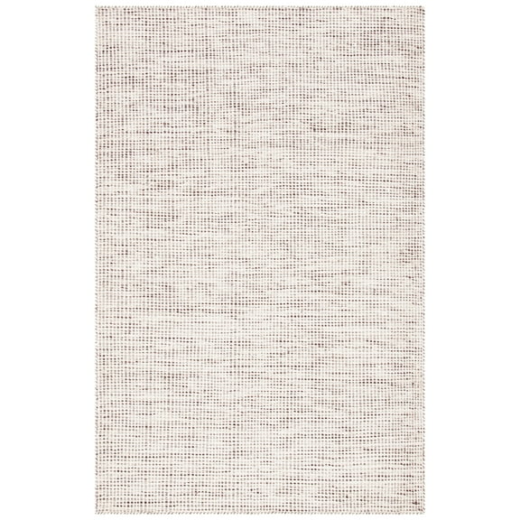 SAFAVIEH Vermont Zaman Distressed Dotted Area Rug, Brown/Ivory, 2' x 3'