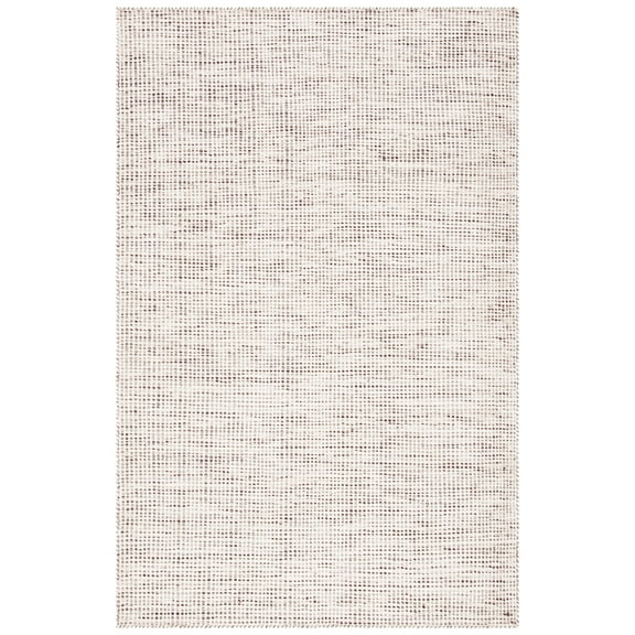 SAFAVIEH Vermont Zaman Distressed Dotted Area Rug, Brown/Ivory, 6' x 9'