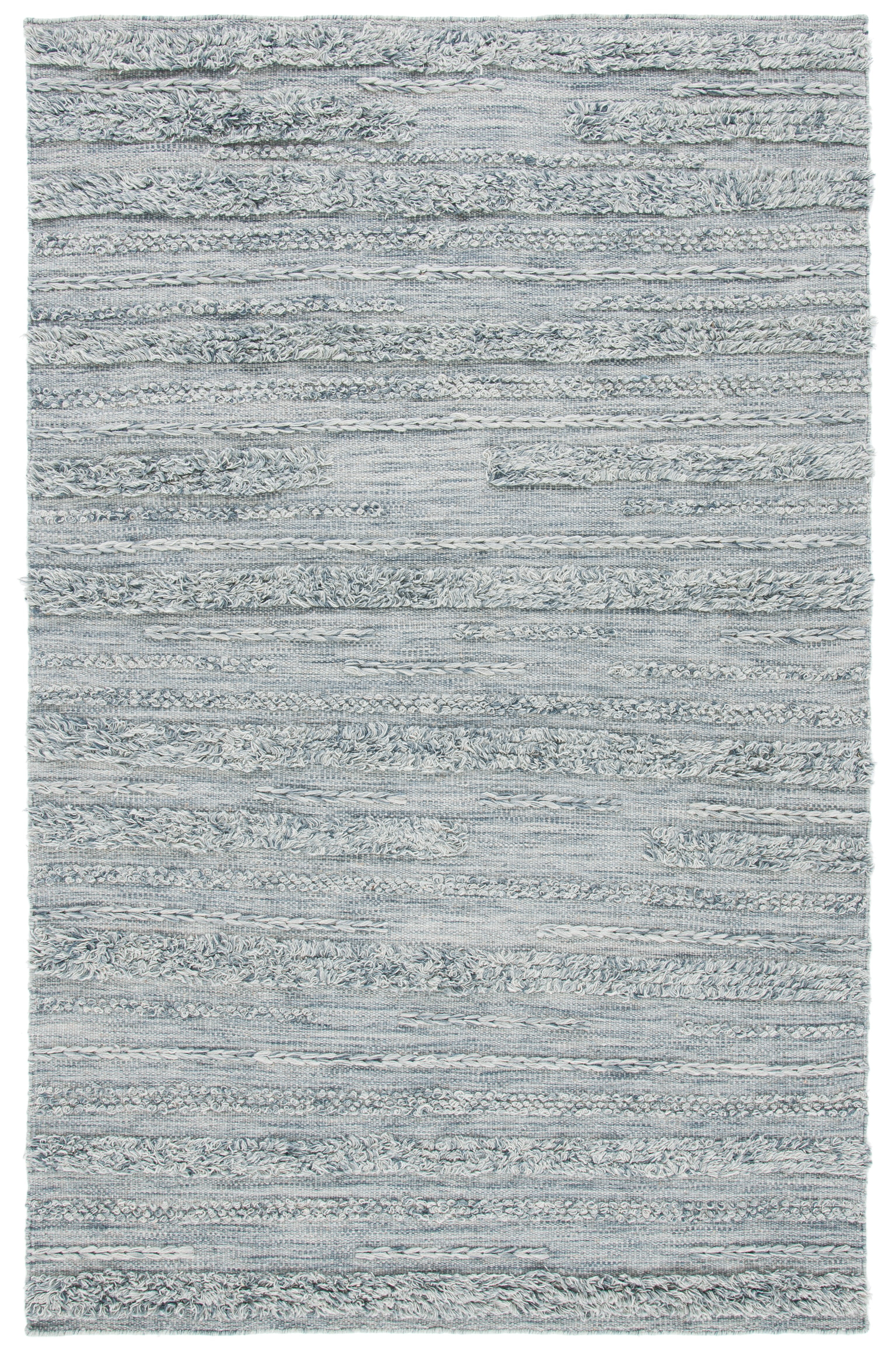 SAFAVIEH Vermont Zavanna Striped Area Rug, Grey/Ivory, 3' x 5'