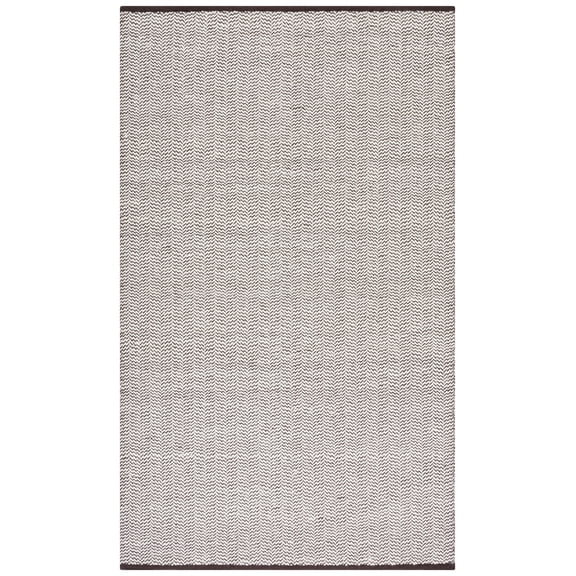 SAFAVIEH Vermont Zavia Chevron Area Rug, Brown/Ivory, 3' x 5'