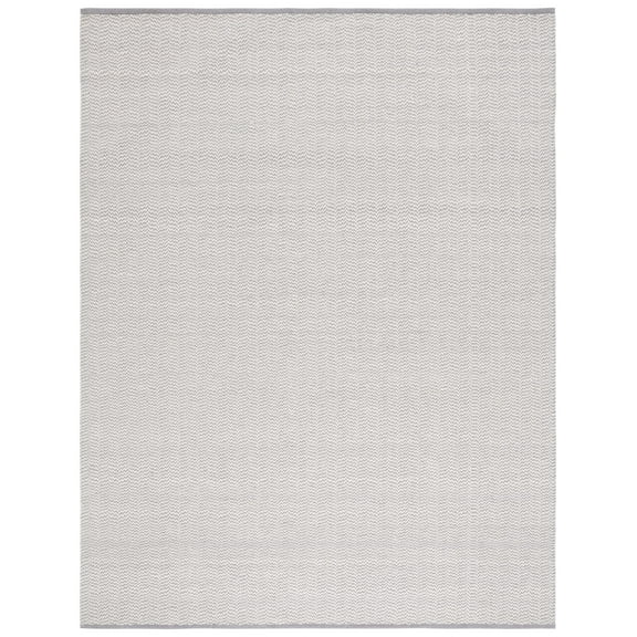 SAFAVIEH Vermont Zavia Chevron Area Rug, Grey/Ivory, 8' x 10'