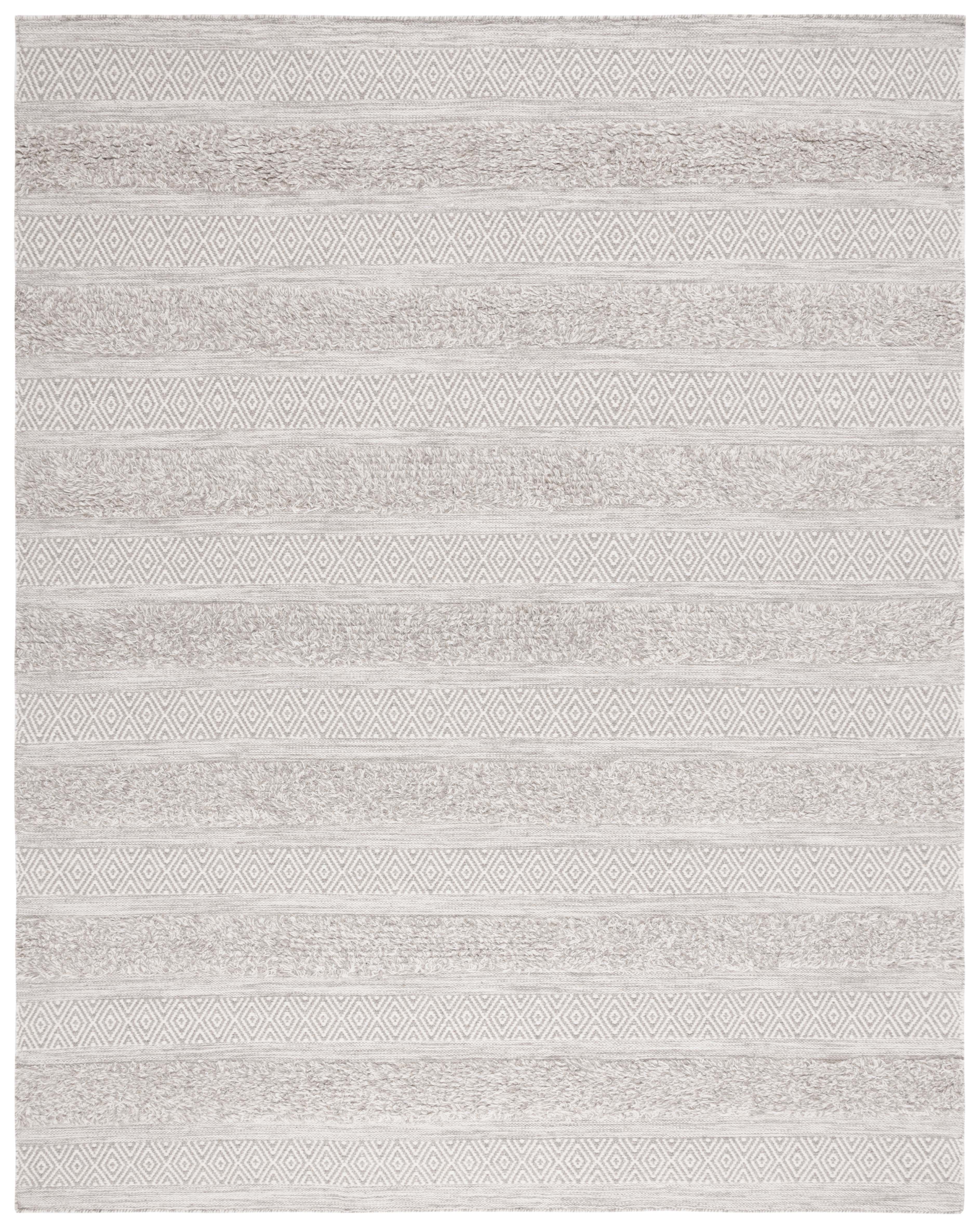 SAFAVIEH Vermont Zavier Stripe Area Rug, Beige/Grey, 8' x 10'