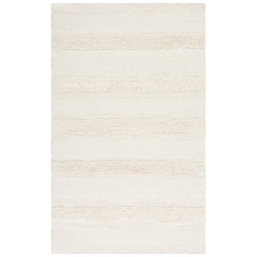 SAFAVIEH Vermont Zavier Stripe Area Rug, Ivory/Beige, 5' x 8'