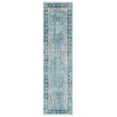 thumbnail image 1 of SAFAVIEH Victoria Bethanie Floral Bordered Runner, 2'2" x 6', Blue/Ivory, 1 of 8