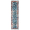 thumbnail image 1 of SAFAVIEH Victoria Bethanie Floral Bordered Runner Rug, Navy/Red, 2'2" x 12', 1 of 8