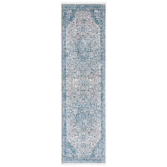 SAFAVIEH Victoria Collection VIC910F Blue / Grey Rug