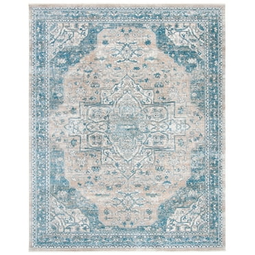 SAFAVIEH Victoria Corine Medallion Area Rug, Blue/Gray, 8' x 10'