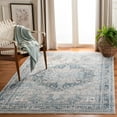 thumbnail image 1 of SAFAVIEH Victoria Creighton Floral Bordered Area Rug, Blue/Grey, 5' x 8', 1 of 7