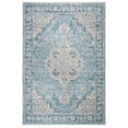 thumbnail image 1 of SAFAVIEH Victoria Jackalyn Floral Bordered Area Rug, Blue/Grey, 12' x 16', 1 of 7