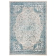 thumbnail image 1 of SAFAVIEH Victoria Lorraine Floral Bordered Area Rug, Blue/Grey, 4' x 6', 1 of 4