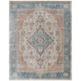 thumbnail image 1 of SAFAVIEH Victoria Serafim Floral Bordered Area Rug, 8' x 10', Navy/Ivory, 1 of 9