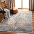thumbnail image 1 of SAFAVIEH Victoria Serafim Floral Bordered Area Rug, Navy/Ivory, 5' x 8', 1 of 10