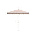 thumbnail image 1 of SAFAVIEH Vienna 7.5' Market Crank Square Patio Umbrella, Beige, 1 of 6