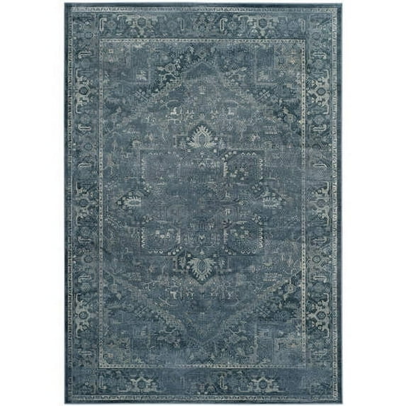 SAFAVIEH Vintage Adrian Traditional Runner Rug, Blue, 2'2" x 8'