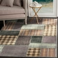 thumbnail image 1 of SAFAVIEH Vintage Caolan Geometric Plaid Area Rug, Light Blue, 5'3" x 7'6", 1 of 7