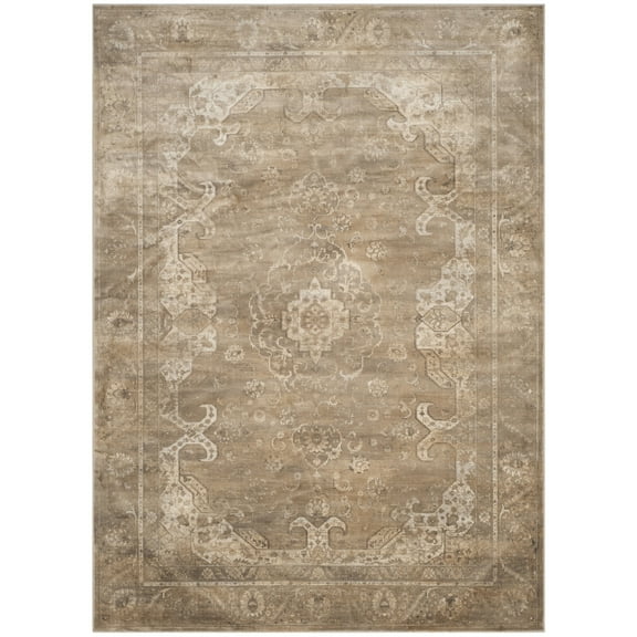 SAFAVIEH Vintage Cennetig Traditional Area Rug, Mouse, 6'7" x 9'2"