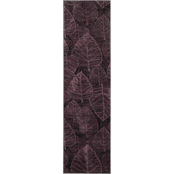 SAFAVIEH Vintage Cohen Distressed Floral Runner Rug, Charcoal/Multi, 2'2" x 8'